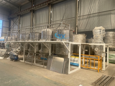 1 T /d sunflower oil refinery machine shipped to Tanzania