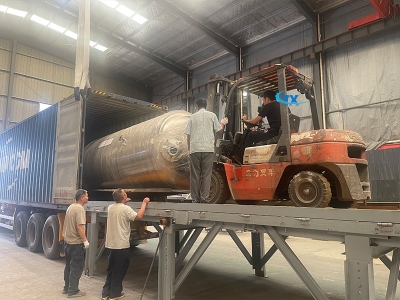 5 Tons Per Batch Oil Deodorization Machine shipped to Uganda