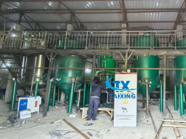 50 TPD Soybean oil Extraction Machine shipped to Guyana